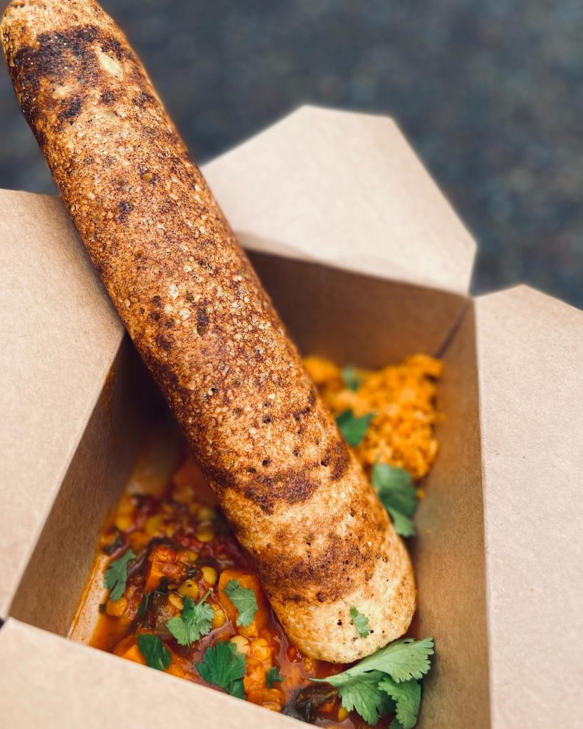 dosa with curry